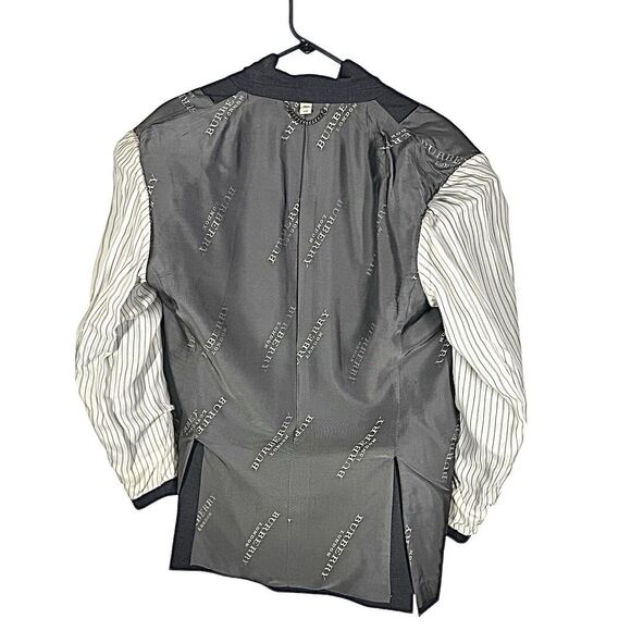 Burberry London Men’s Gray Wool Blazer 2-Button Size 42 US / 52 EU Classic Fit - Picture 6 of 13